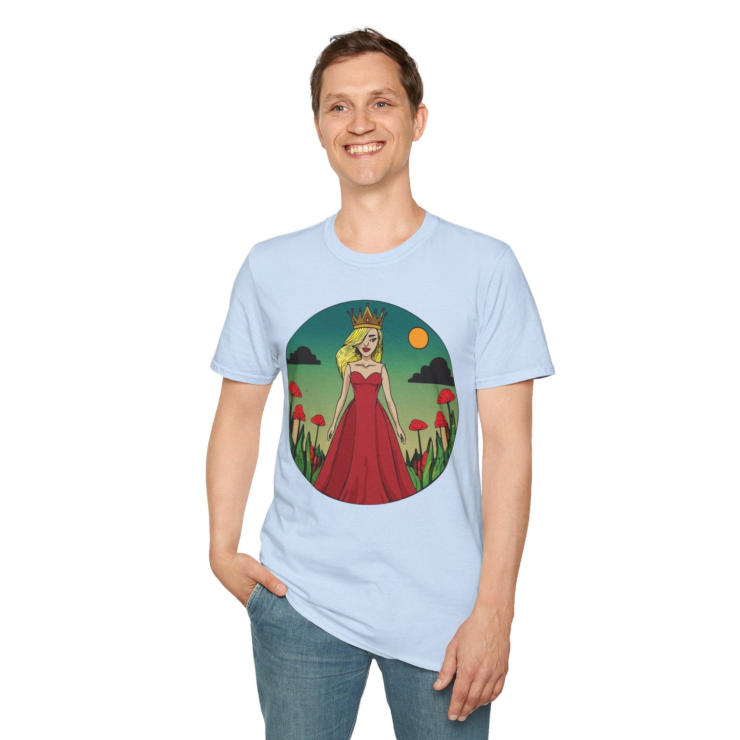 Womens Graphic T Shirt Art Design Tee Unisex Softstyle 64000 Ring Spun Cotton Daily Wear