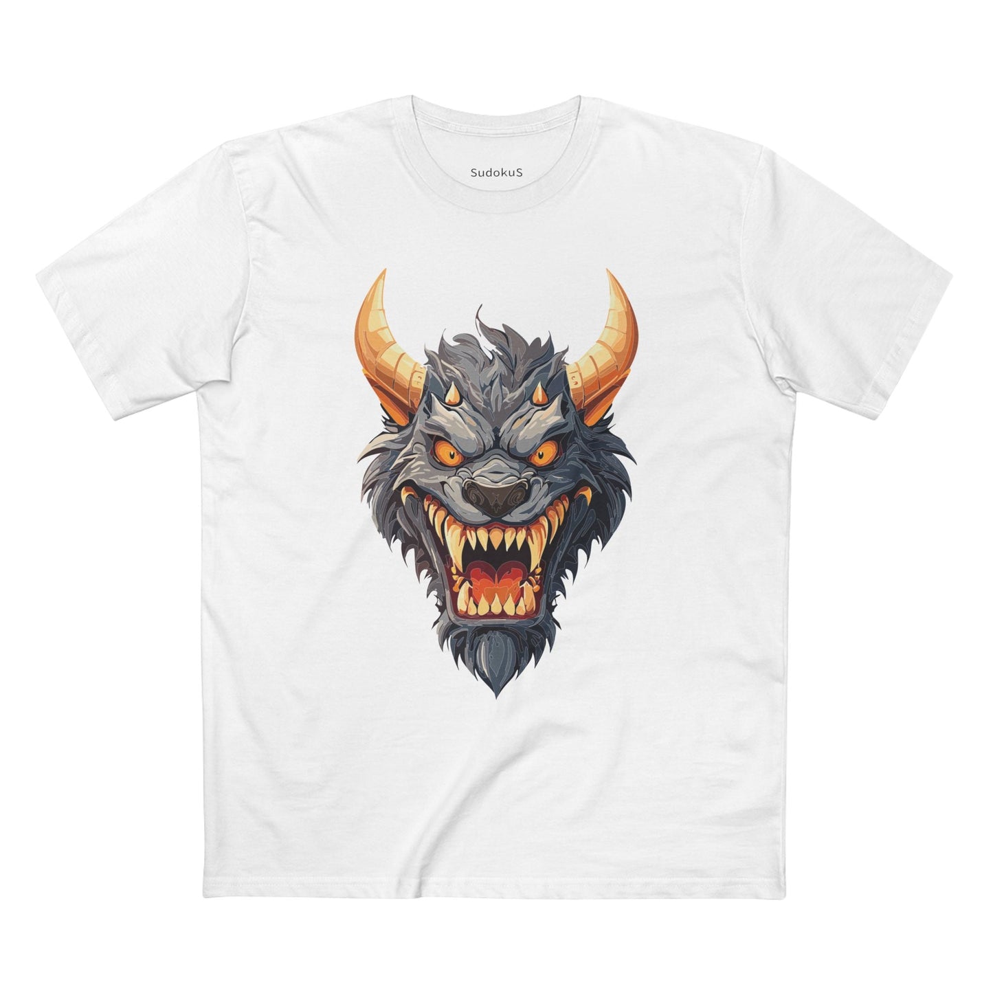 Cartoon Monsters Graphic Unisex 100 Cotton Staple Tee 9