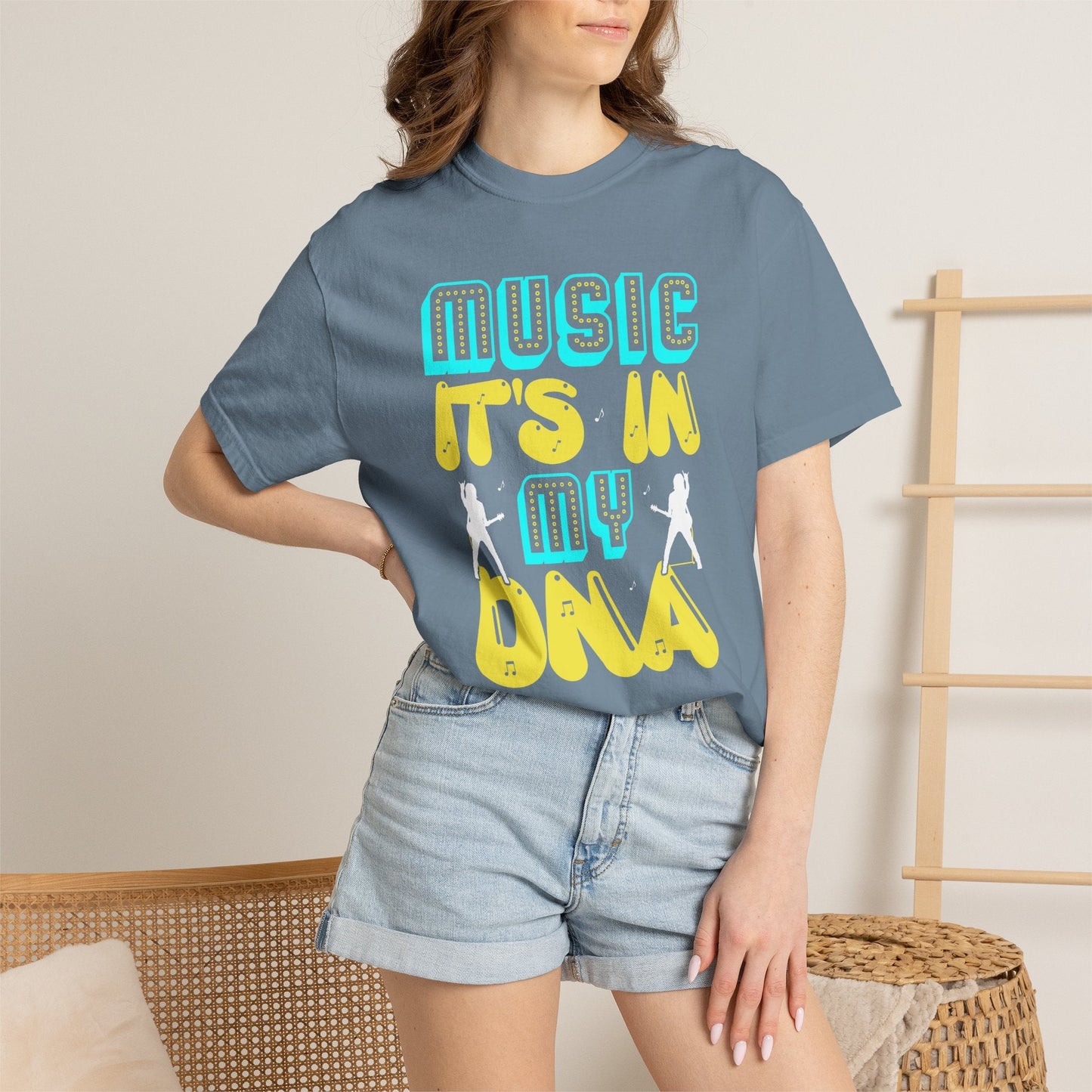 Music Graphic Design Unisex Cotton T-shirt 074