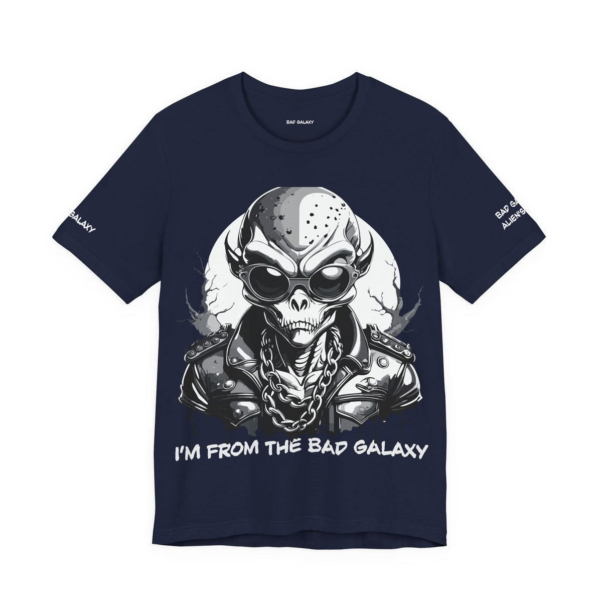Alien Graphic Unisex Cotton Bella+Canvas Tee with Art Design b70
