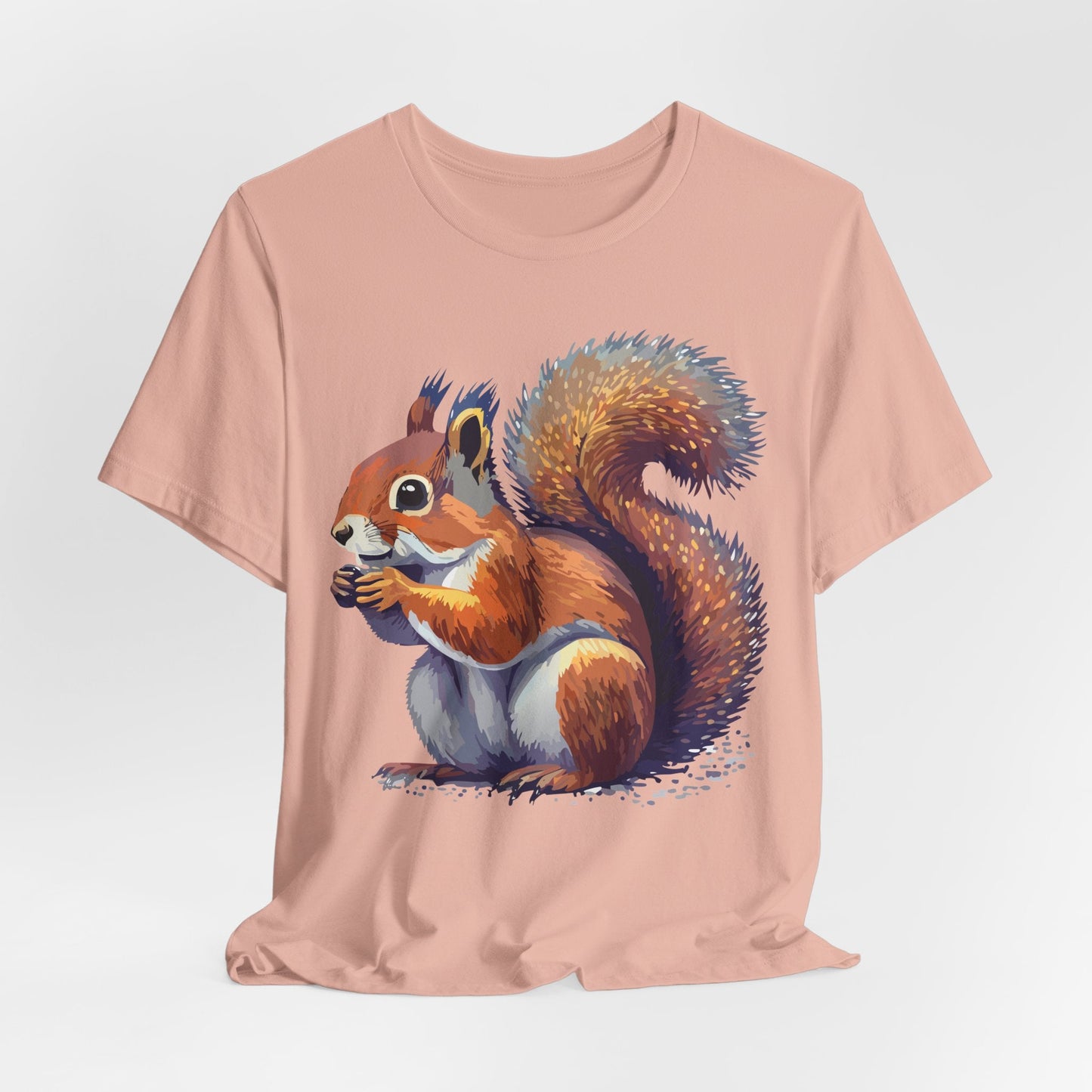 Unisex Animal Print Tee Shirt With Wild Animals Artwork Gildan Softstyle 64000 Cotton