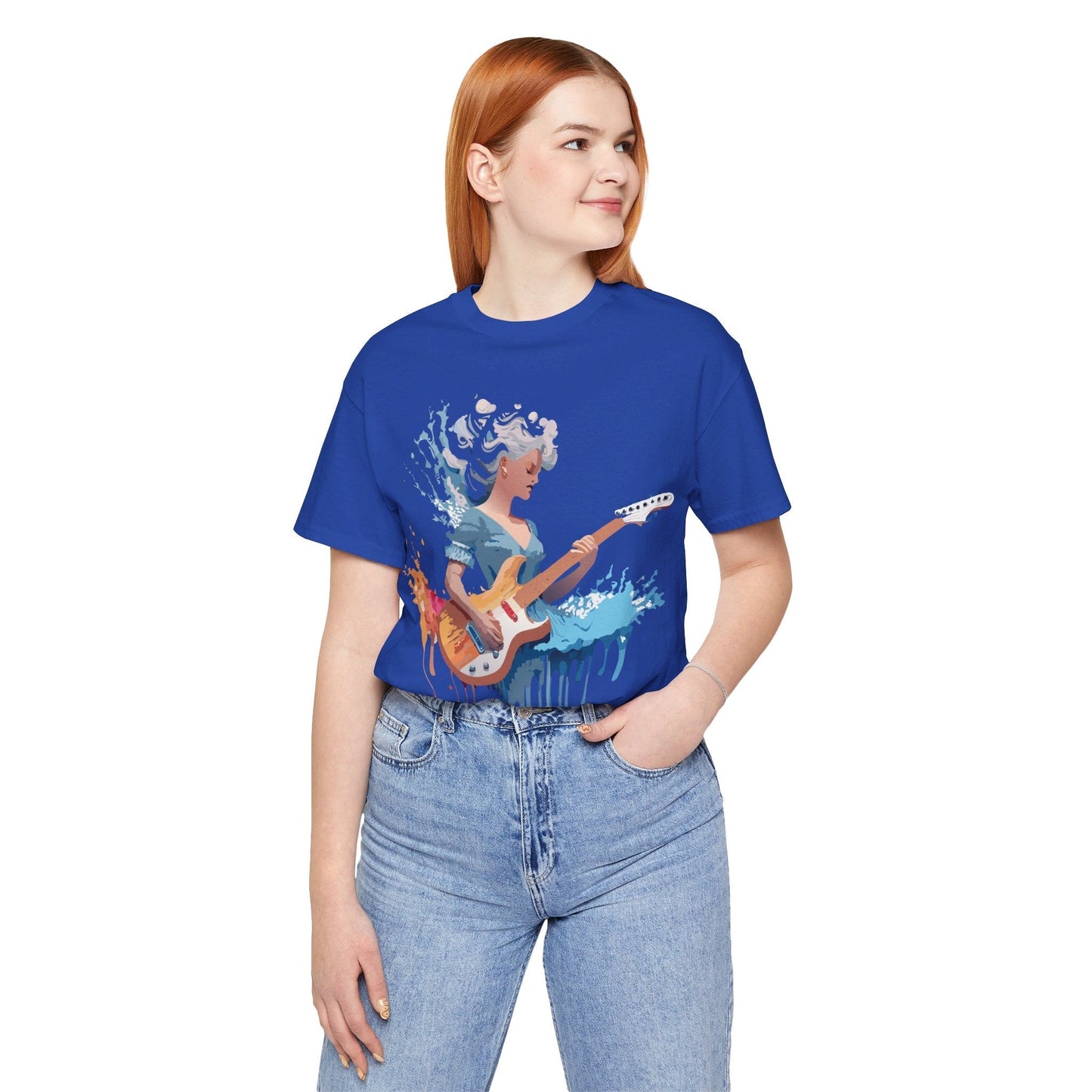 Music Graphic Unisex 100 Cotton Vintage Art with Musical Elements Tee 47