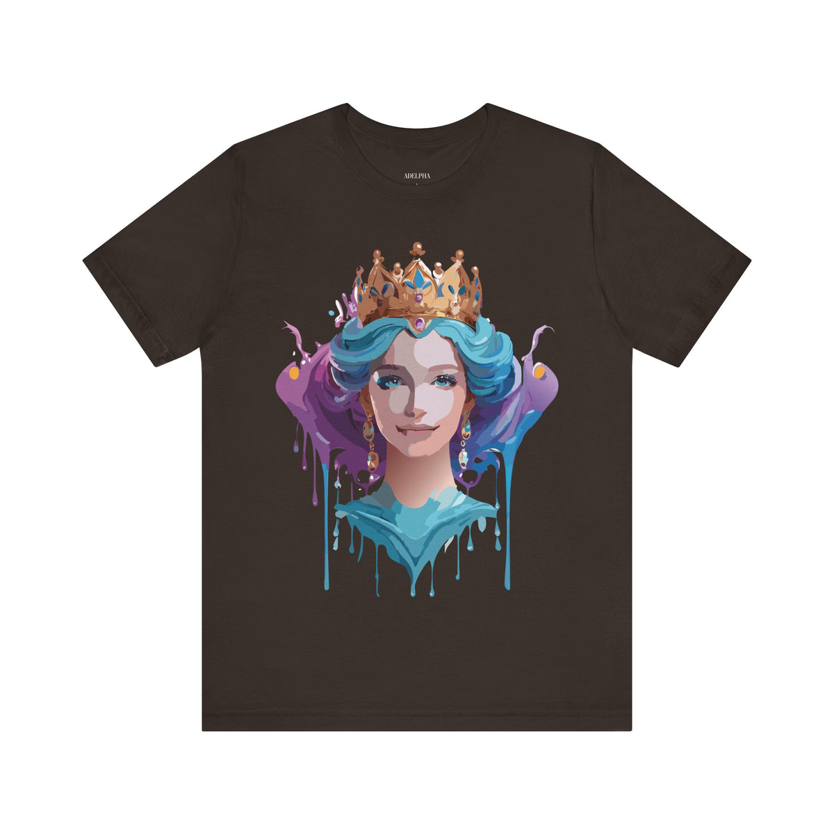 Queen Graphic Unisex Cotton Bella+Canvas Tee with Art Design m175