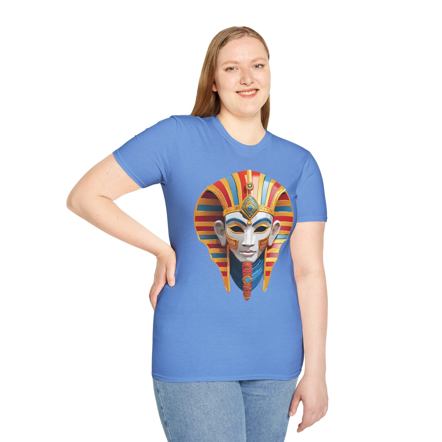 Mask Graphic Unisex Cotton Masquerade Design Artwork Tee 18