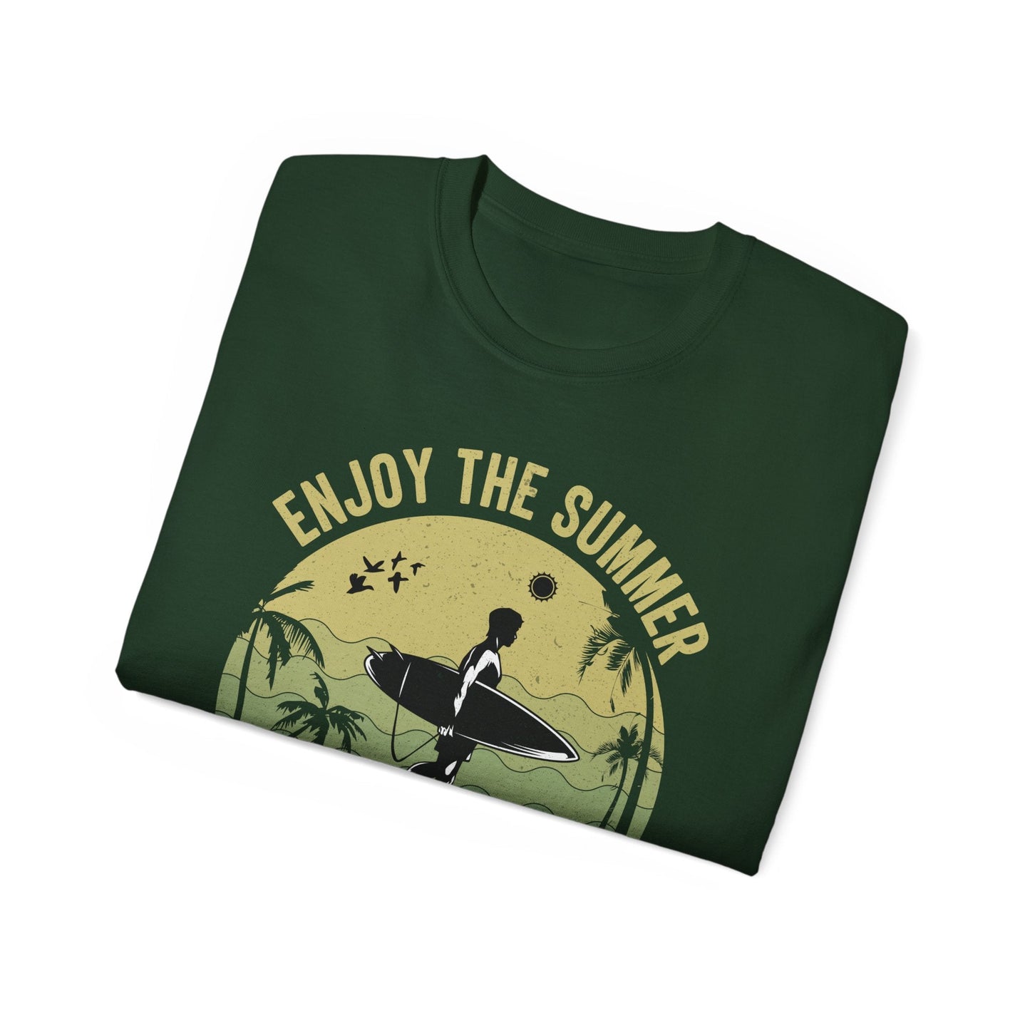 Summer Surf Art Design T Shirt TeeGallery Gildan 2000 Unisex Cotton Tee Apparel Collection