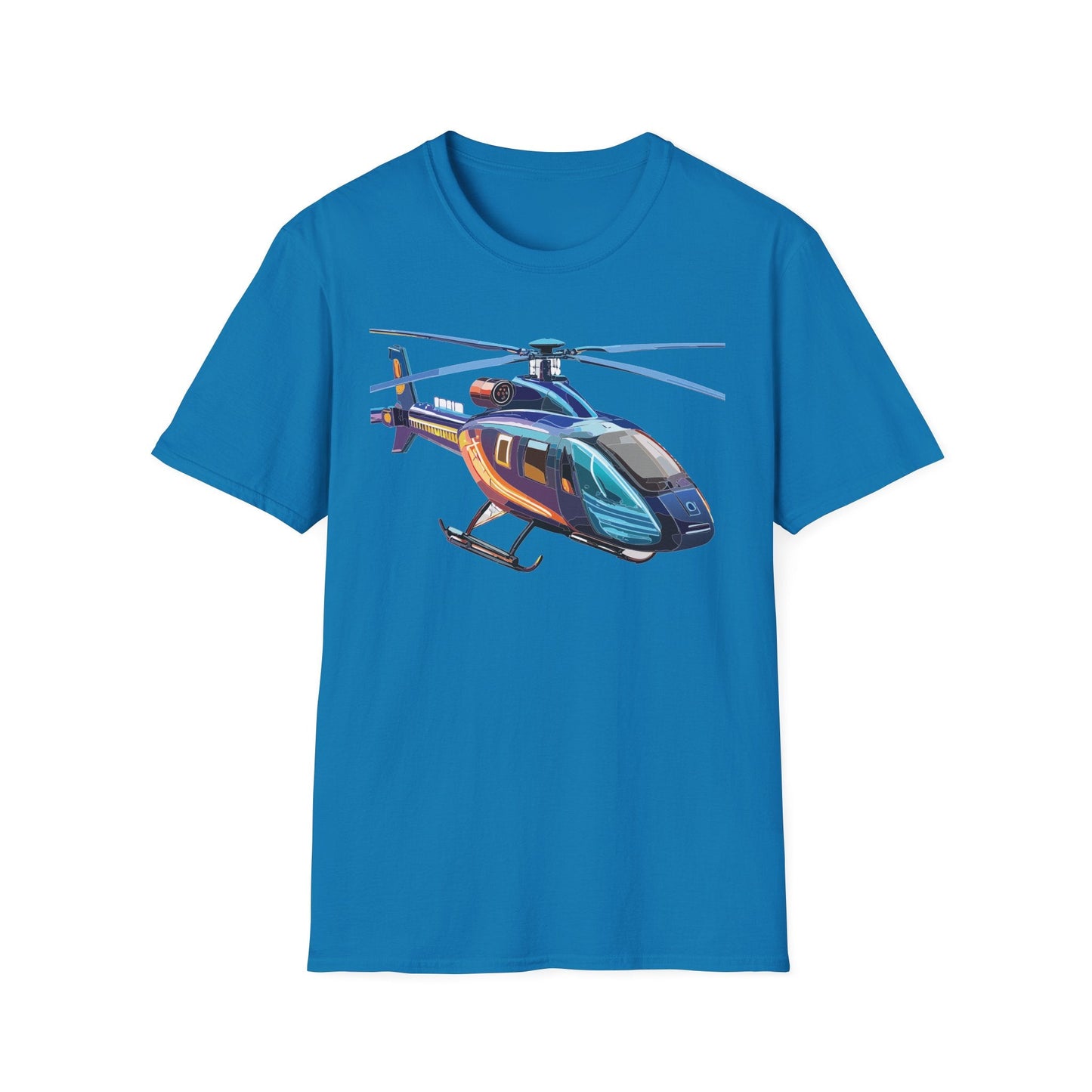 Chopper Helicopter Shirt Unisex T Shirt Softstyle 100 Percent Cotton Comfort Wear