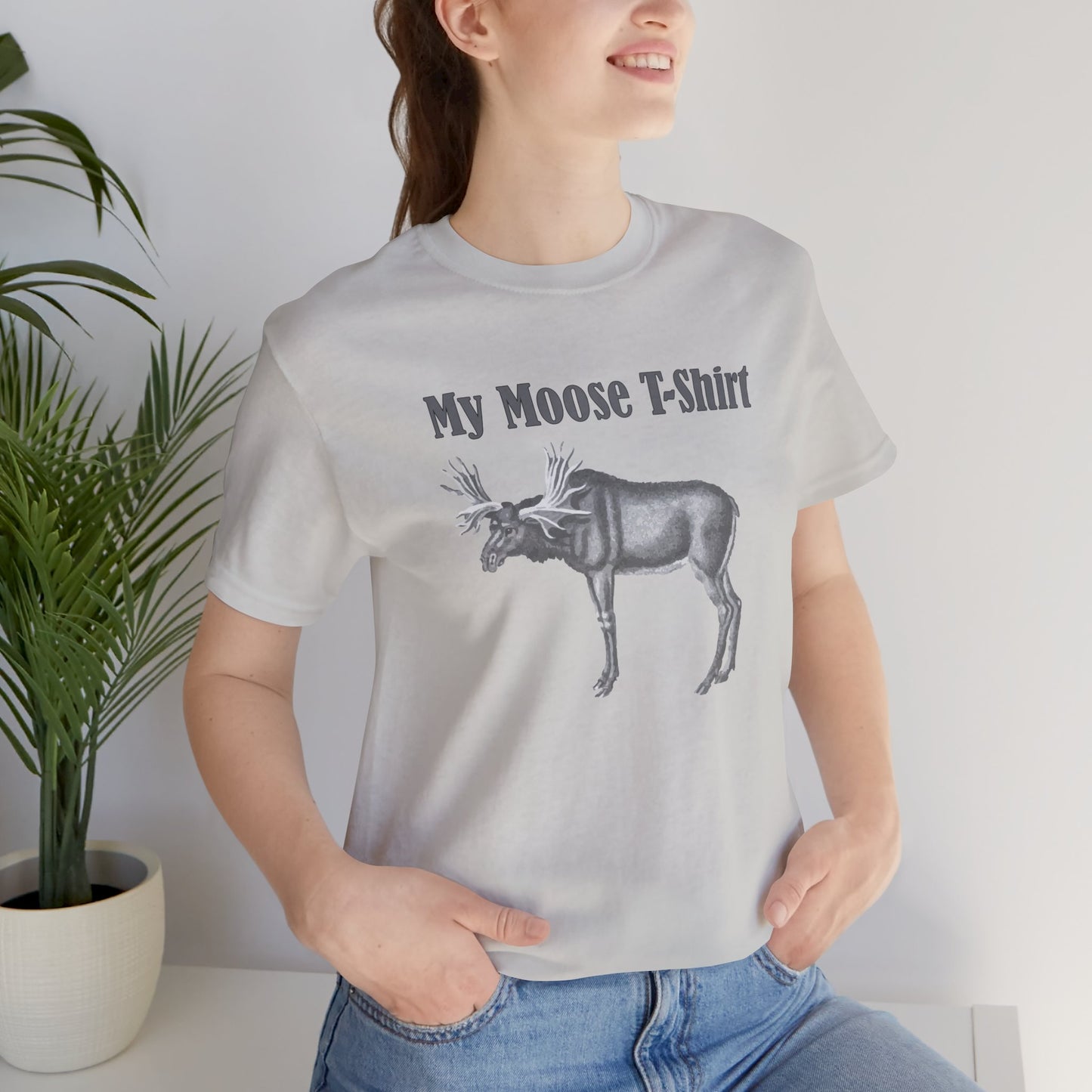 Unisex Cotton Tee Shirt with animals Print