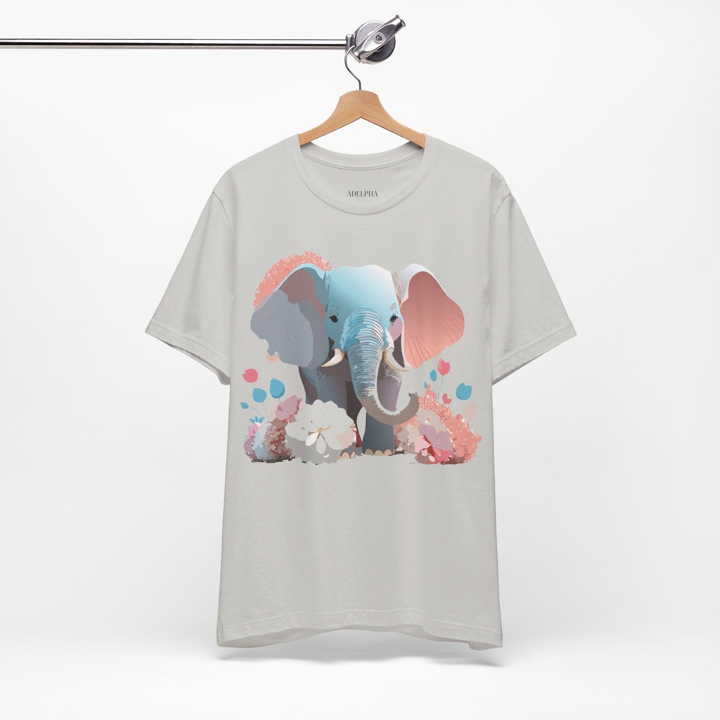 Elephant Graphic T Shirt By Adelpha Unisex Jersey Short Sleeve Artwork Tee Vintage Inspired