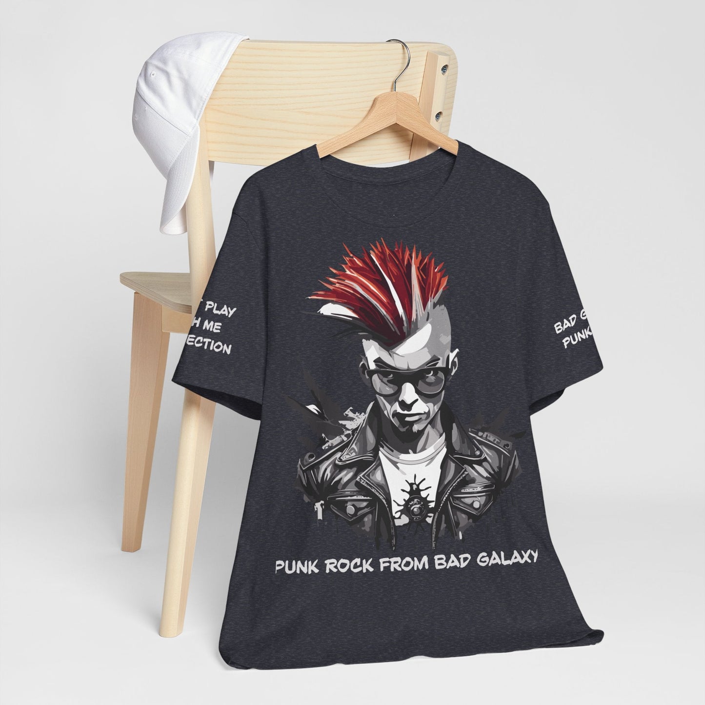 Punk Rock Tee Shirt Made To Order In USA With 100 Percent Cotton And Eco Friendly Inks