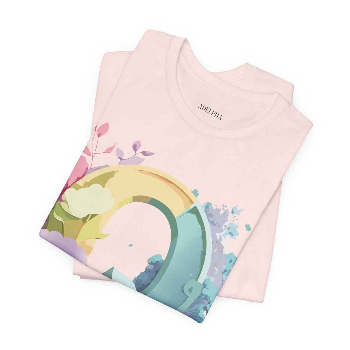 Letter Q Graphic Unisex Cotton Bella+Canvas Tee with Art Letter Design