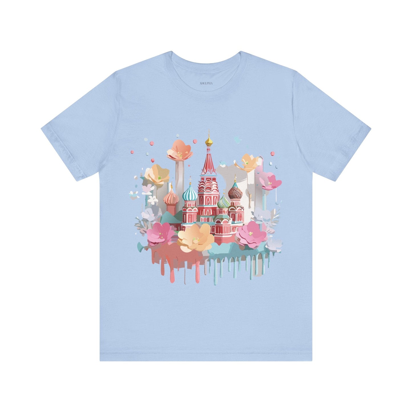 Unisex Graphic Tee From Adelpha Moscow Themed Tourist Shirt Vintage Inspired Art