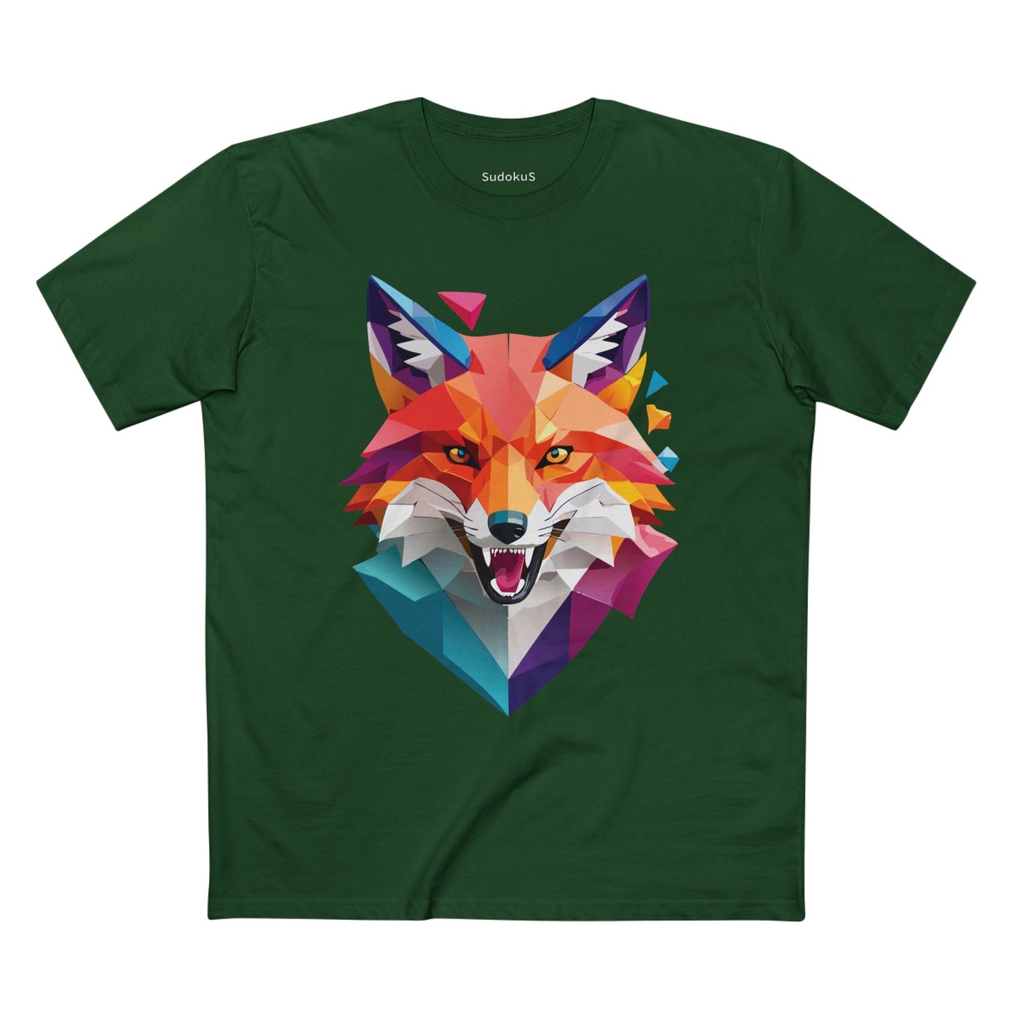 Fox Graphic Unisex 100 Cotton Staple Tee with Animal Design Artwork 22