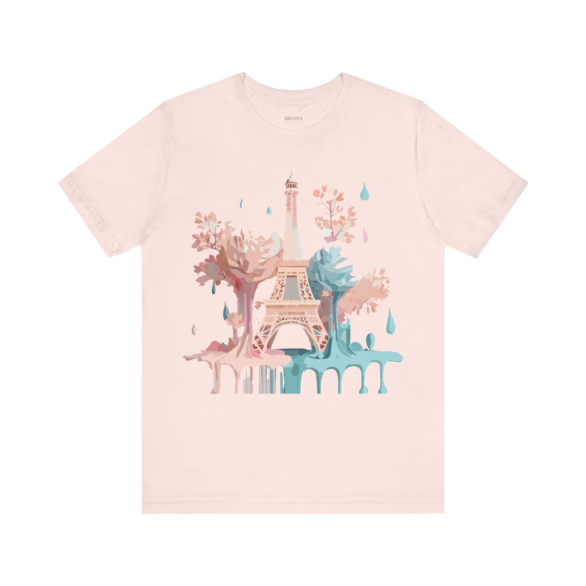Unisex Cotton Bella+Canvas Tee with Paris