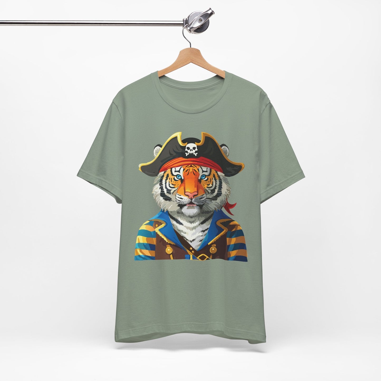 Unisex Animal Tee Shirt Art Design With Wild Animals Gildan Softstyle Cotton T Shirt