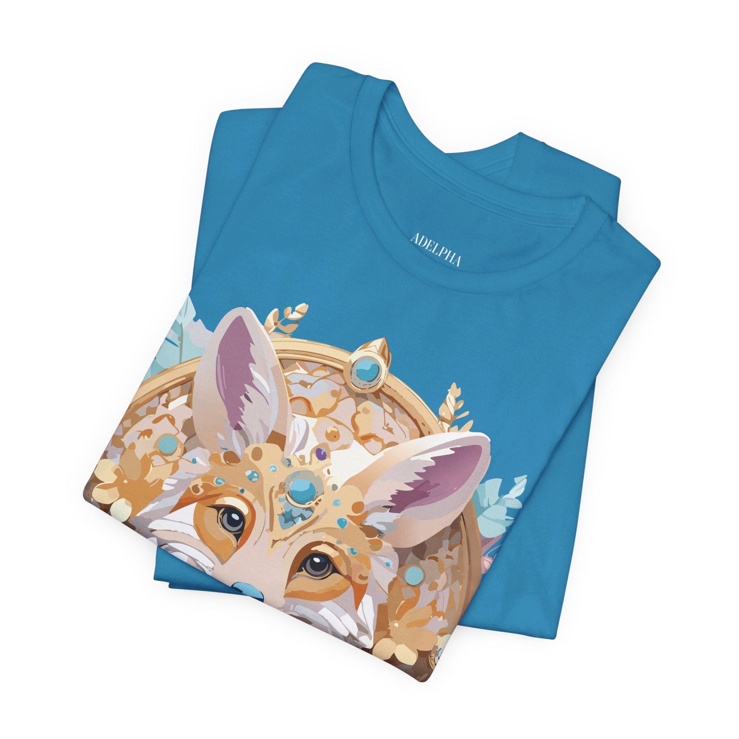 Unisex Graphic Tee From Adelpha Medallion Art Design Vintage Inspired Look Everyday Wear Style