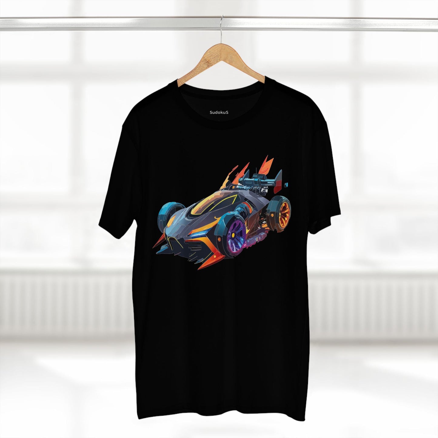 Car Graphic Unisex 100 Cotton Staple Tee 14