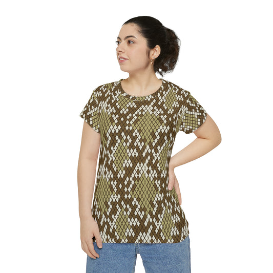Poly-Span Shirt with animal prints