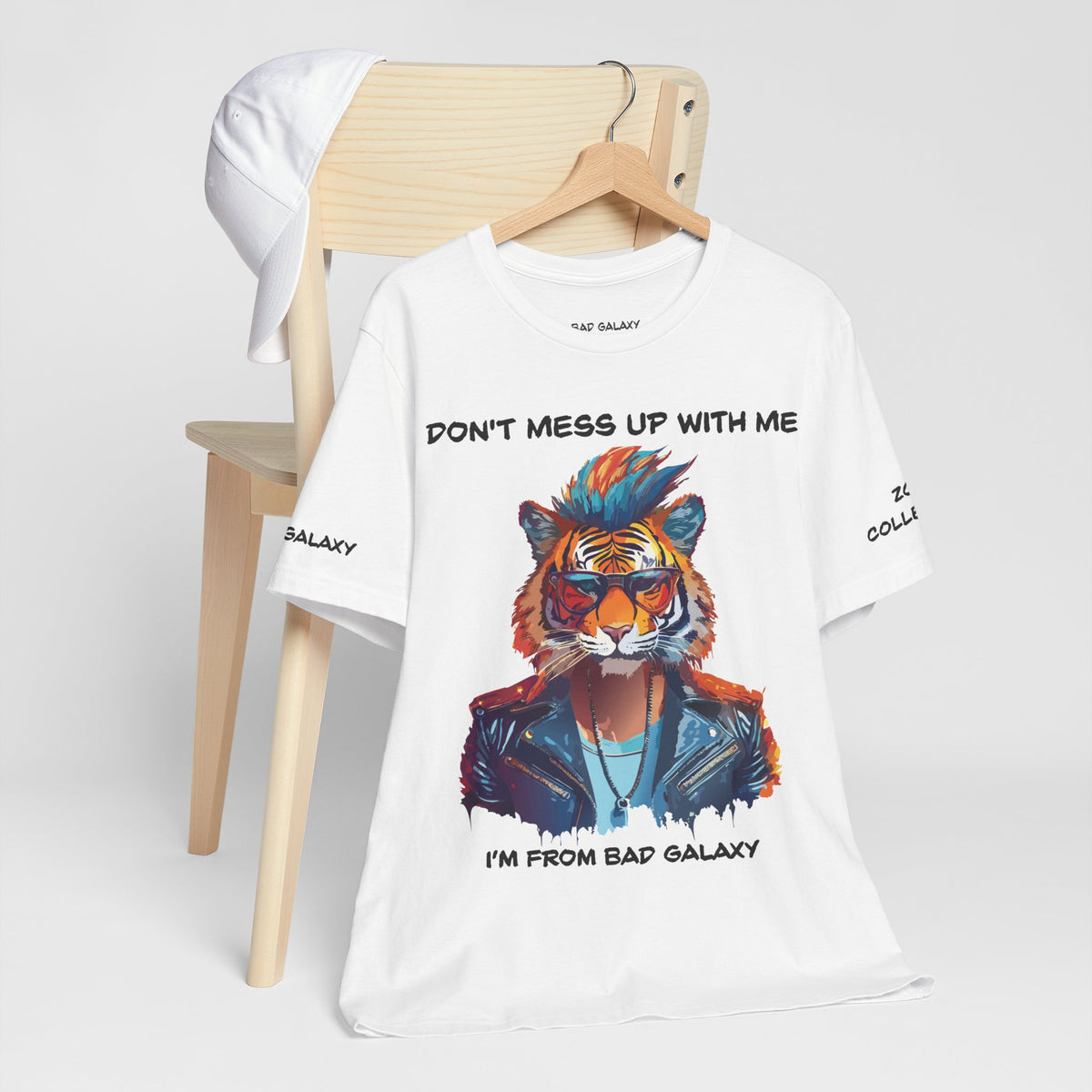 Animal Graphic Unisex Cotton Bella+Canvas Tee with Art Design b7