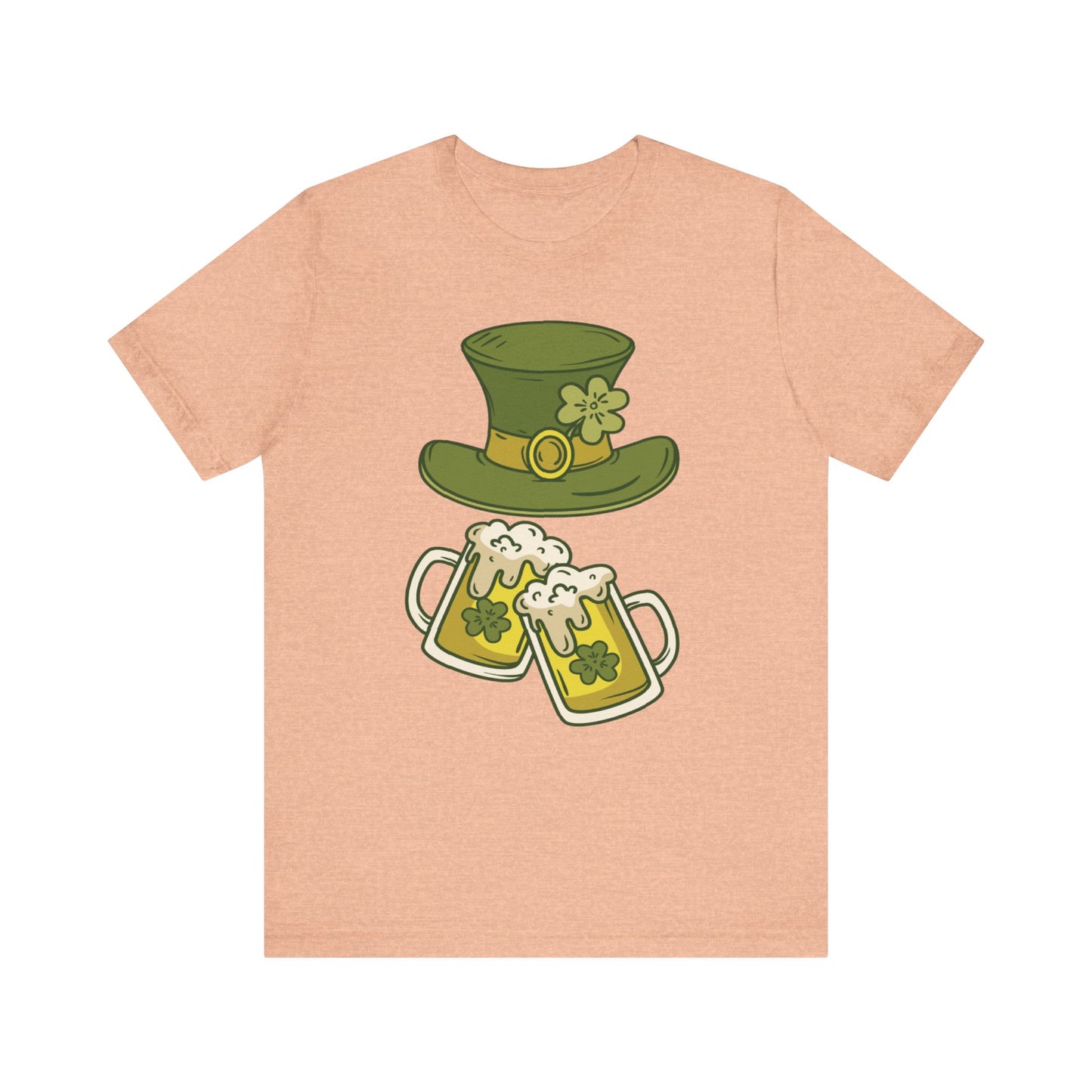 Unisex Cotton Tee Shirt with Lucky Prints