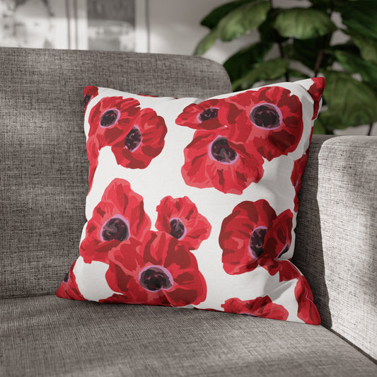 Floral Poly Pillowcase