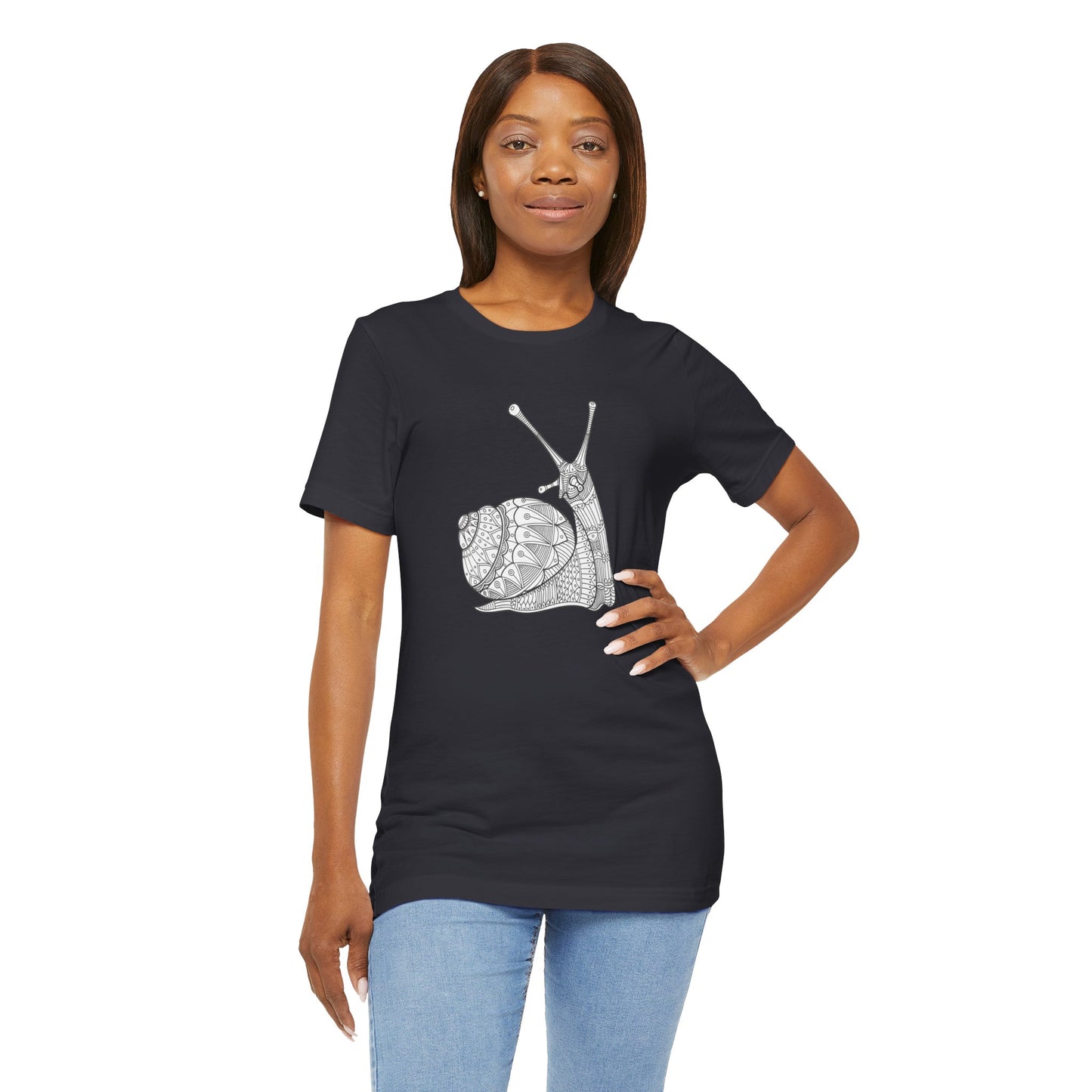 Unisex-T-Shirt mit Tier-Print 