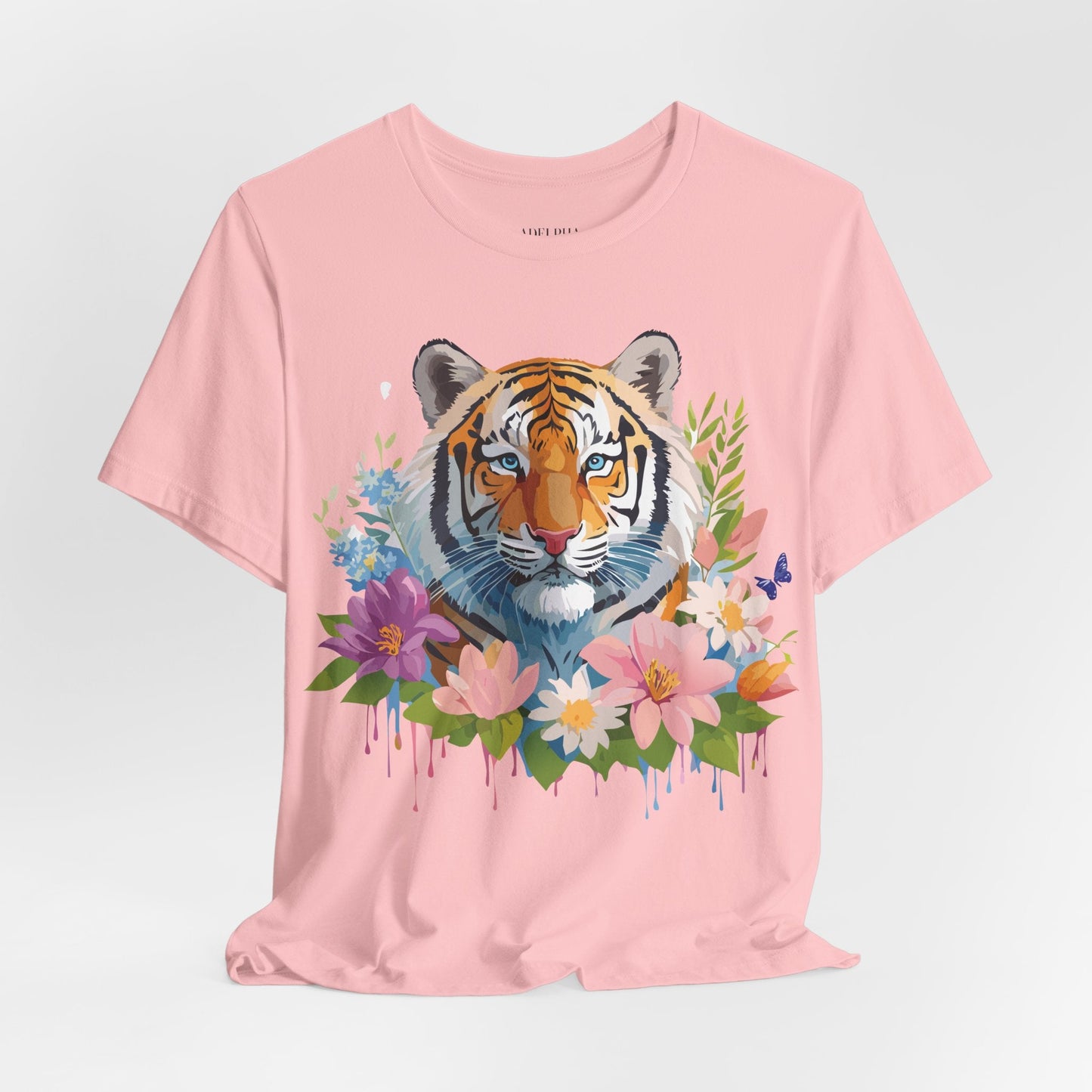 Tiger Graphic Tee Unisex Vintage Inspired Shirt By Adelpha Premium Short Sleeve Edition
