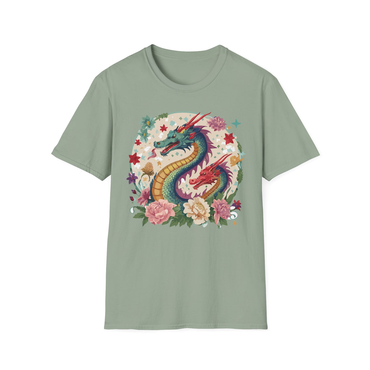 Dragon Graphic Tee Gildan Unisex 100 Cotton Tee Shirt with Animal a35