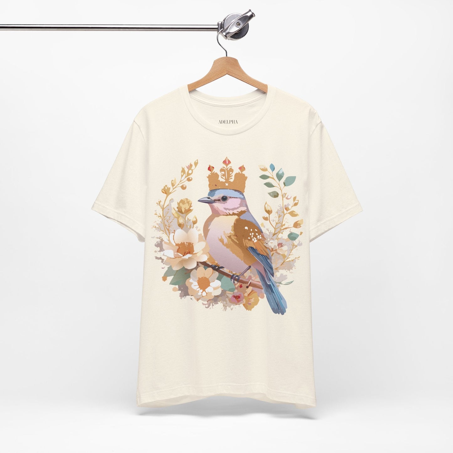 Medallion Graphic Unisex 100 Cotton Vintage Animal Medal Artwork Tee 19