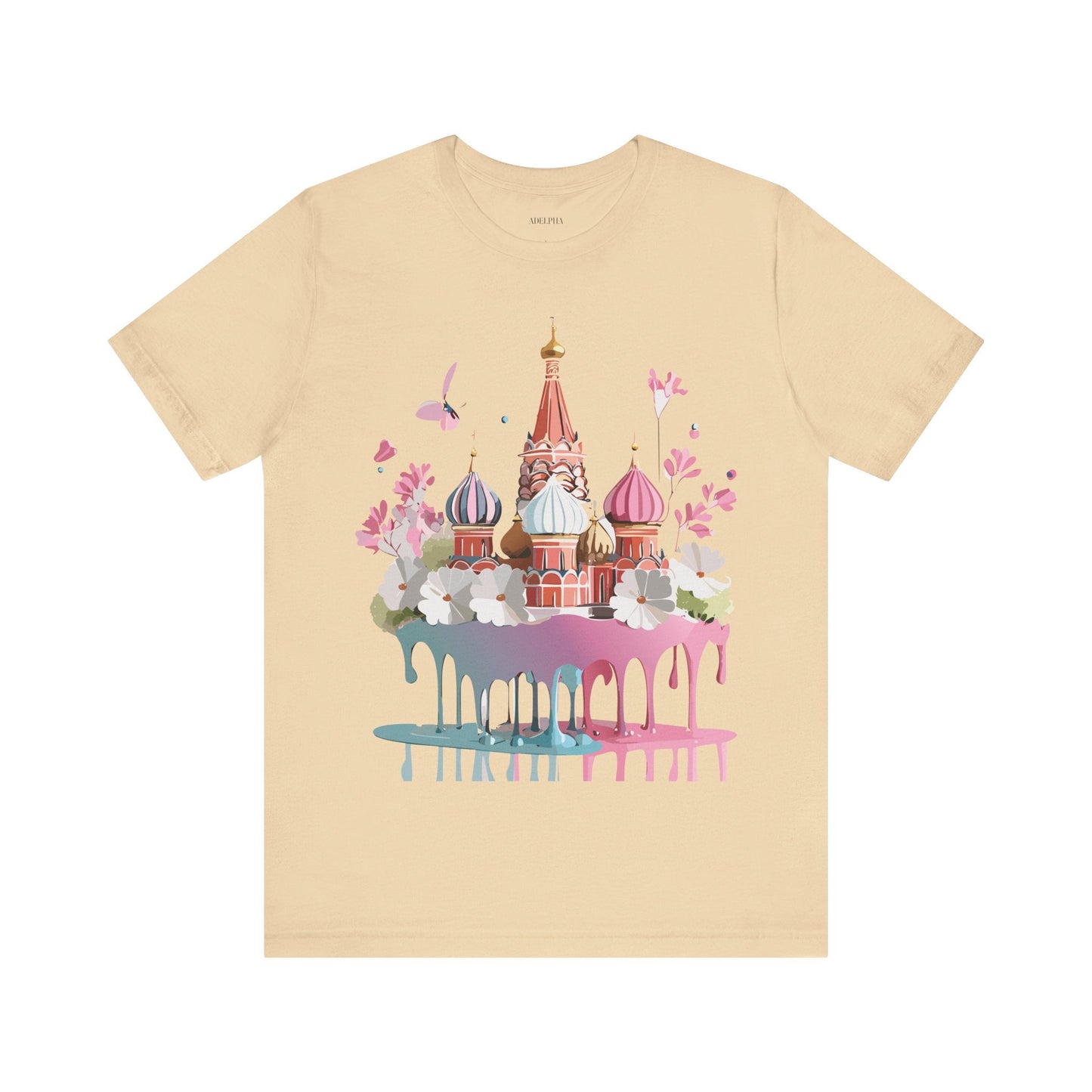 Premium Unisex Tourist Shirt Moscow Graphic Tee With Vintage Adelpha Artwork and Comfort