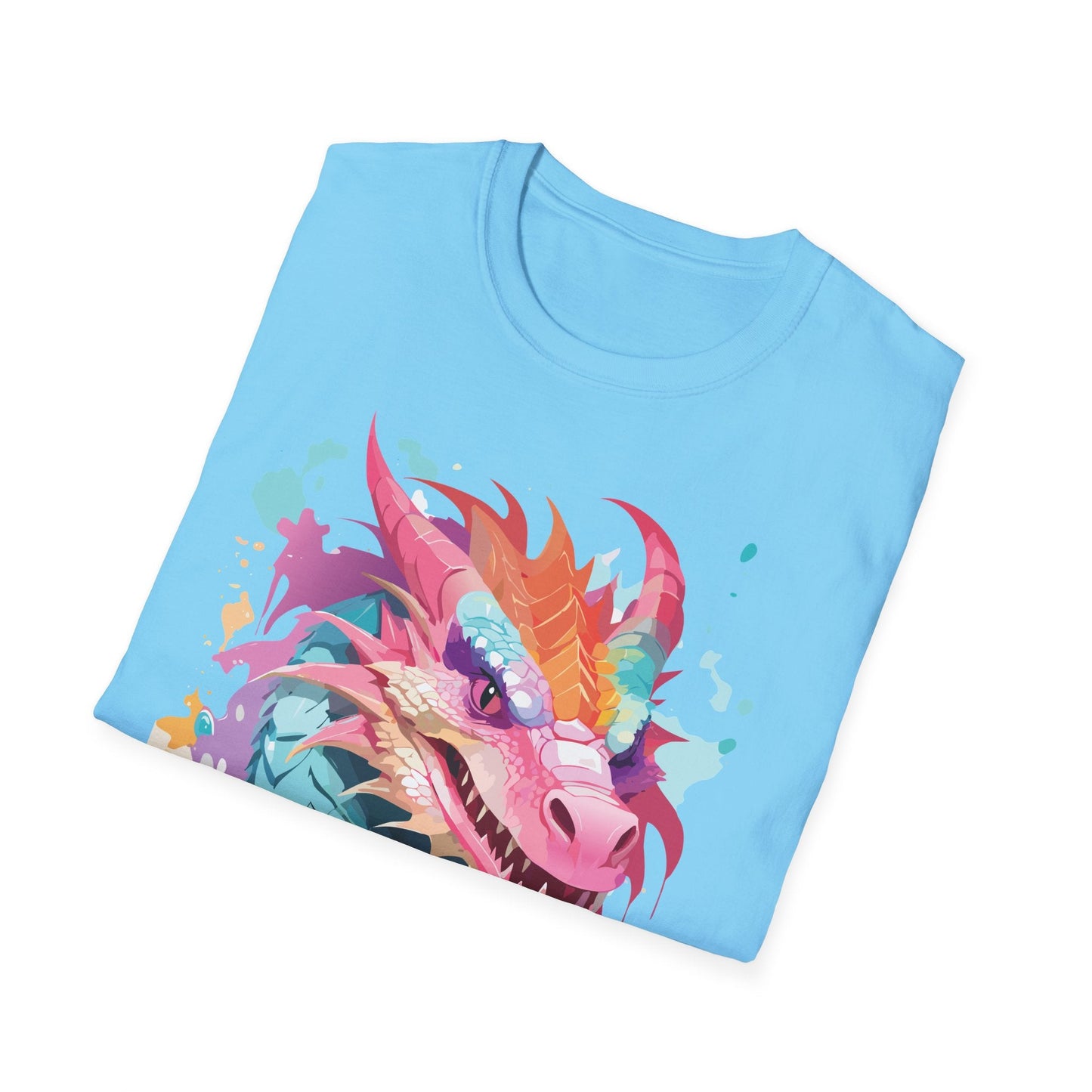 Dragon T Shirt Unisex Dragon Graphic Tee Softstyle 64000 Lightweight Comfort Durable Breathable
