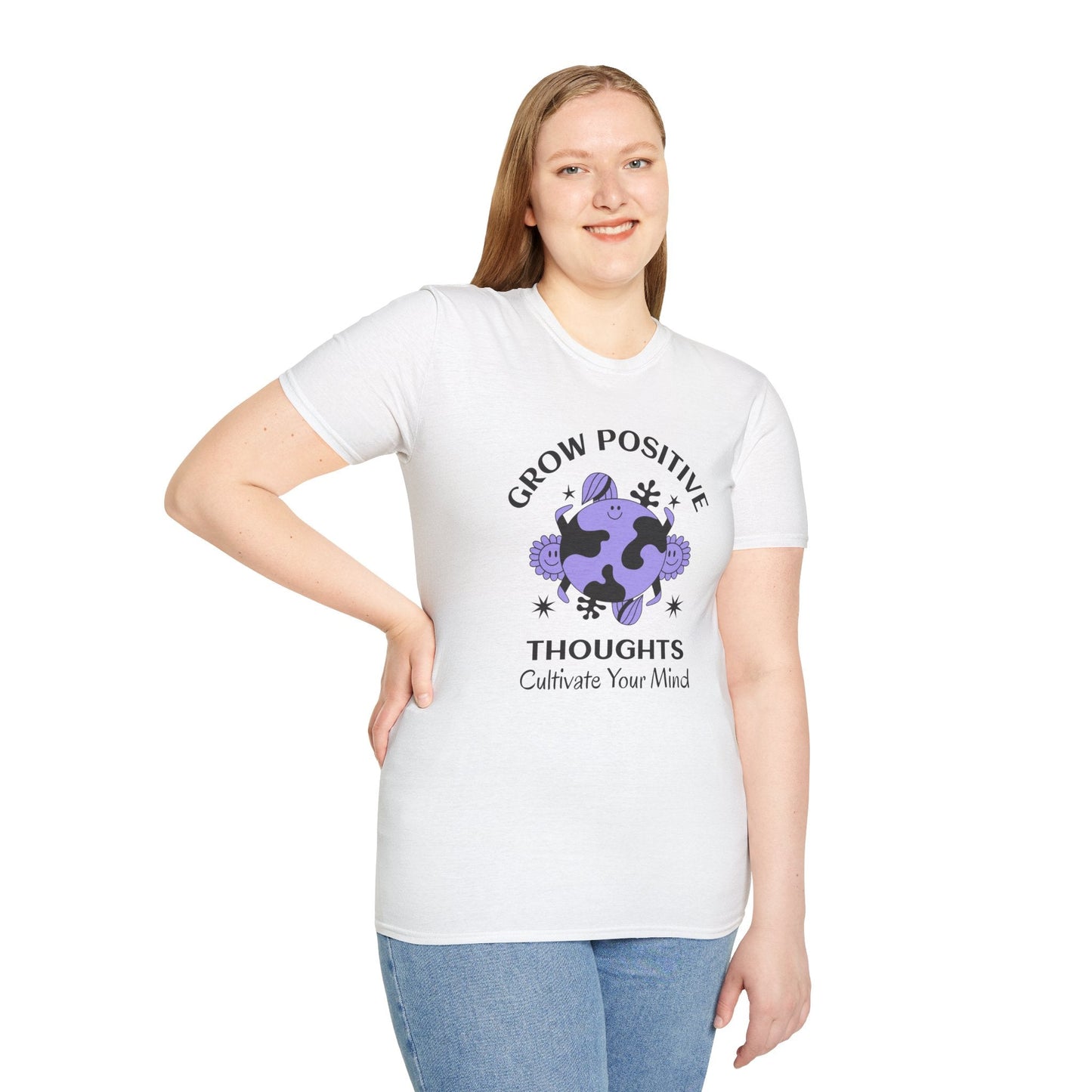 Gildan Softstyle 64000 Unisex Short Sleeve T Shirt Positive Slogan Tee With Positive Quotes And Words