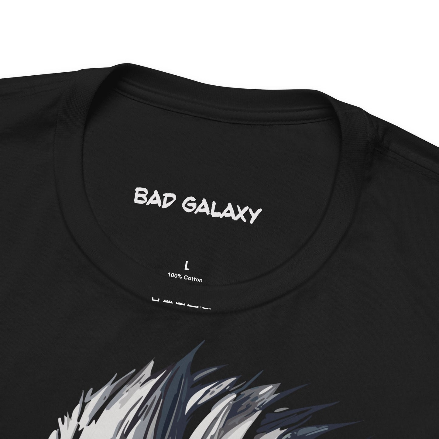 Punk Rock Tee Shirt 100 Percent Cotton Made To Order From Bad Galaxy Eco Friendly Inks USA