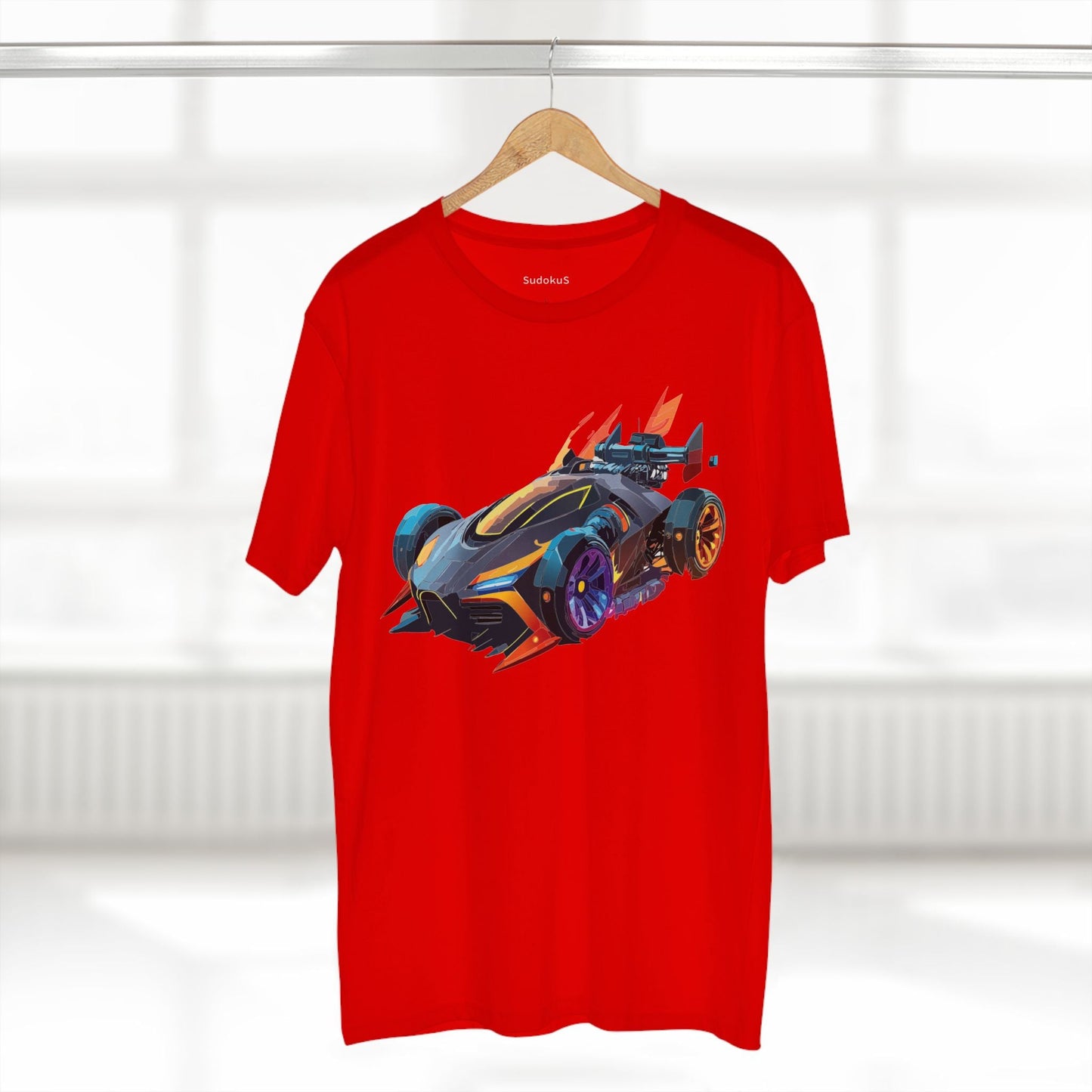 Car Graphic Unisex 100 Cotton Staple Tee 14