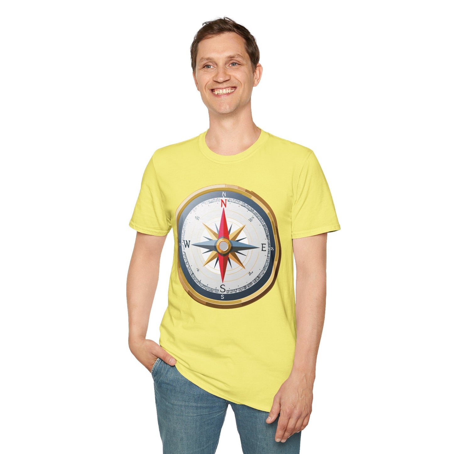 Compass Navigator Graphic Tee Unisex 100 Cotton 22