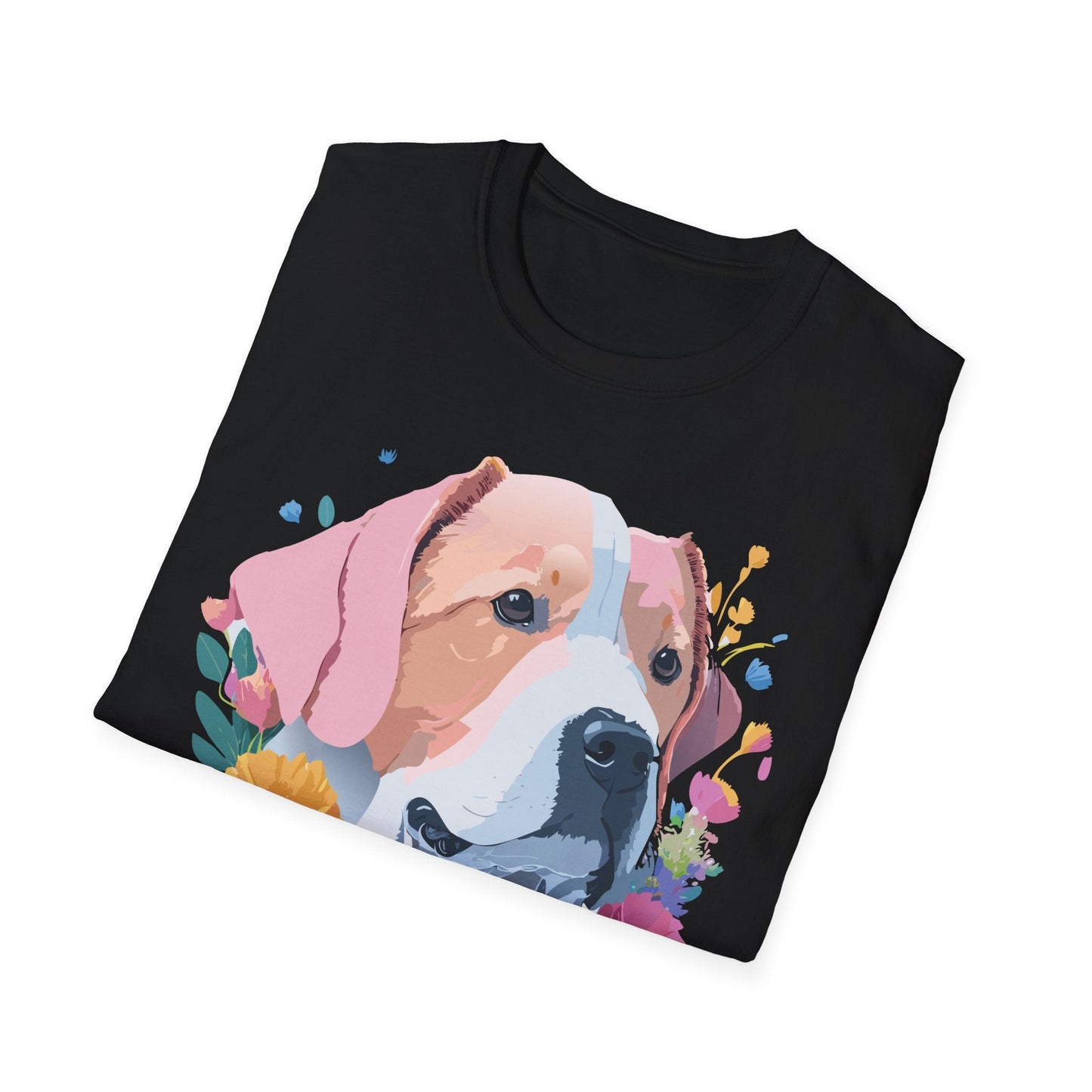 Dog Shirt Unisex Softstyle Cotton Tee 64000 Graphic Animal Print