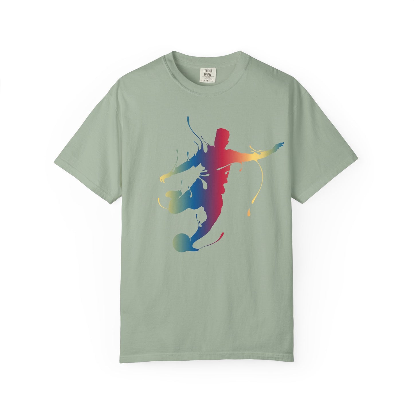 Camiseta unisex con diseño de arte deportivo.