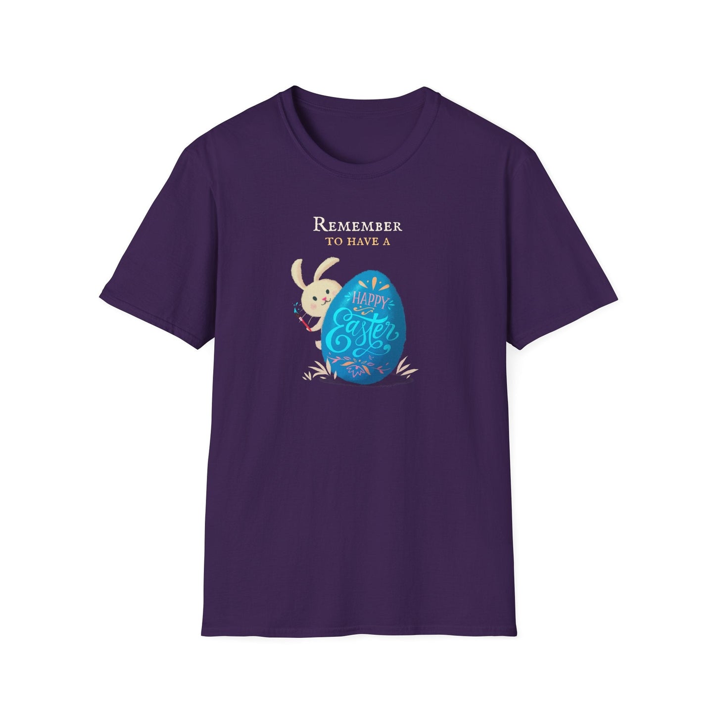 Easter Bunny Egg T Shirt Unisex Softstyle Tee With Easter Signature Prints And Design