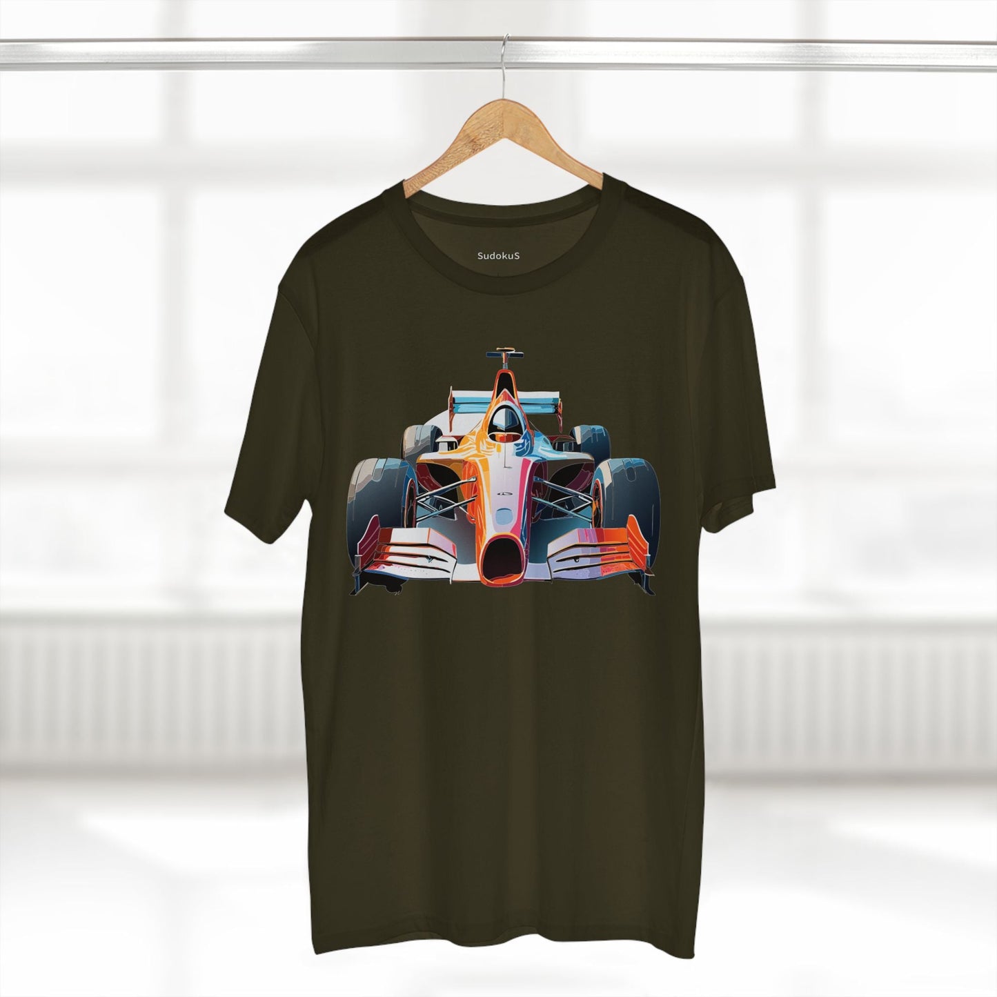 Car Graphic Unisex 100 Cotton Staple Tee 8