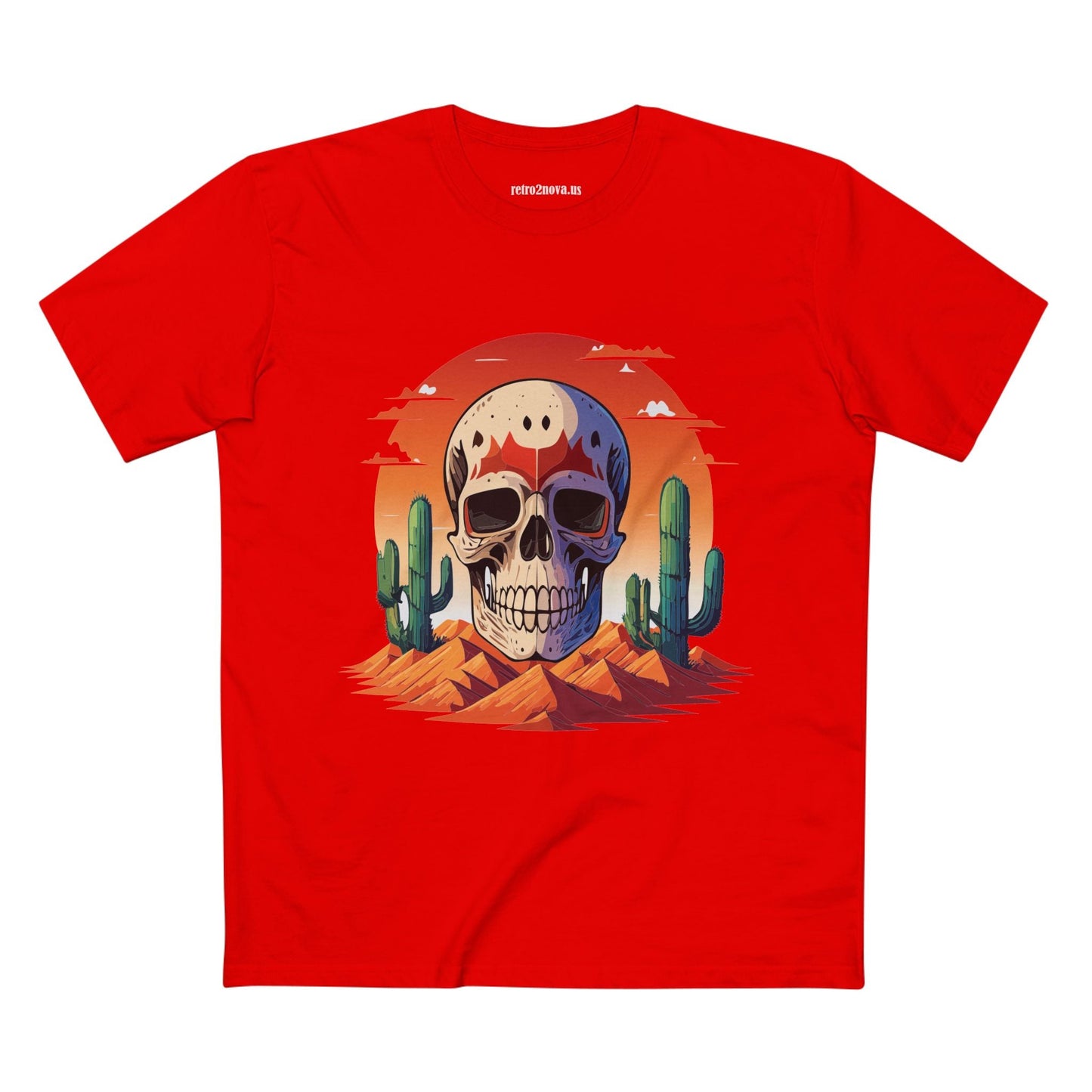 Skull Shirt Unisex Skeleton Tee With Original Art Design Premium Cotton Retro2Nova Art Collection