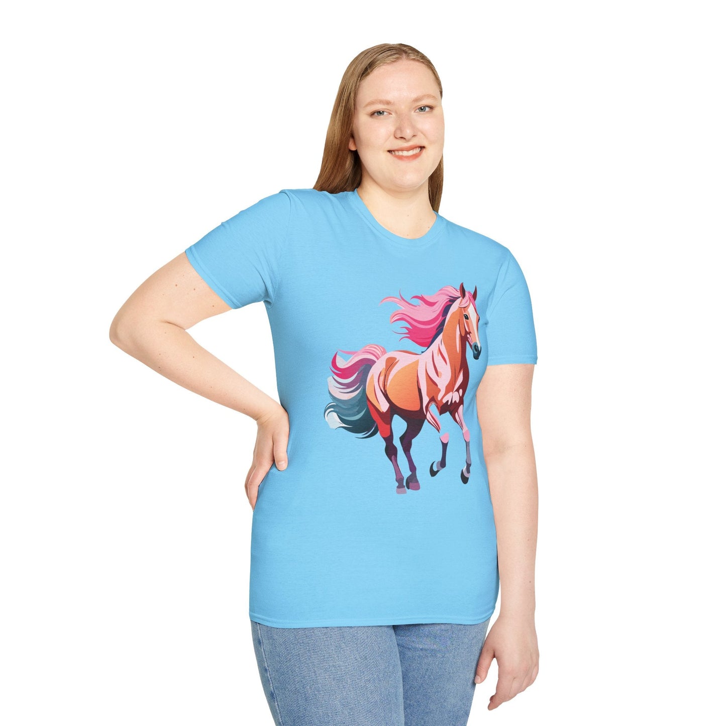 Horse Shirt Gildan Softstyle Tee Unisex 100 Percent Ring Spun Cotton