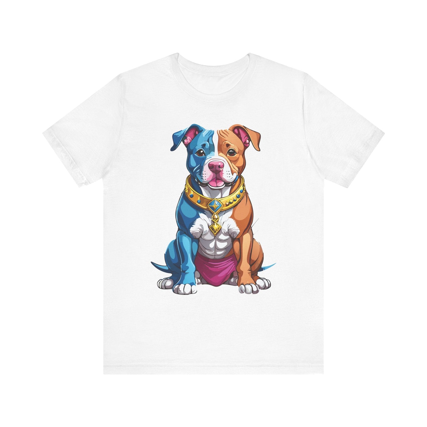 Unisex Animal Shirt Art Design Tee With Wild Animals Print Short Sleeve Jersey Tee