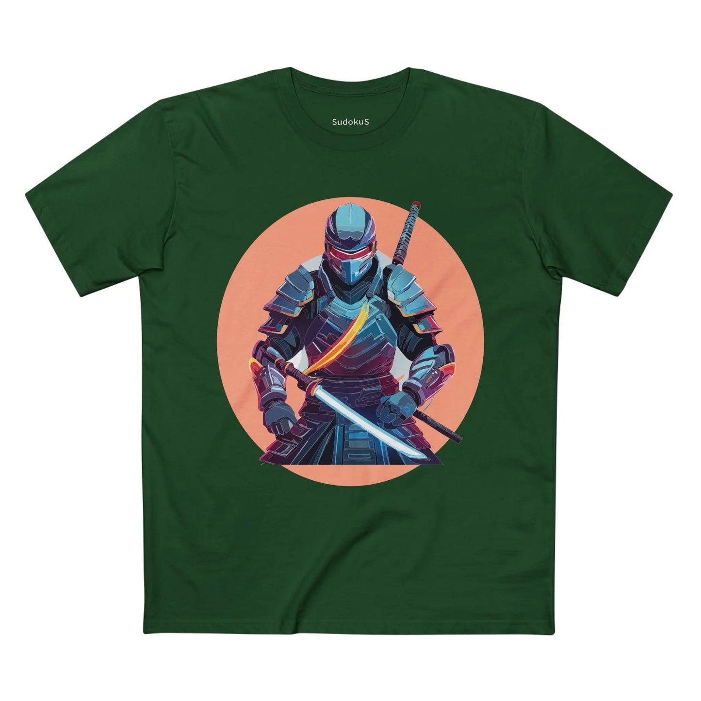 Samurai Graphic Unisex 100 Cotton Staple Tee 9