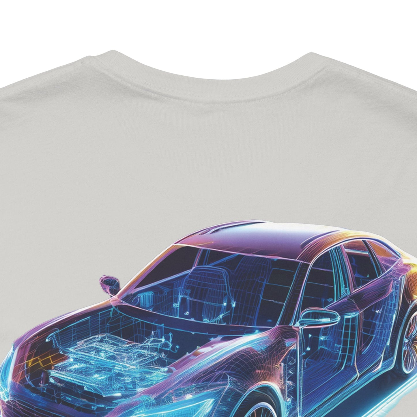 Car Graphic Tee Shirt For Car Lovers Cotton Lightweight Tee Made In Usa Eco Friendly Inks