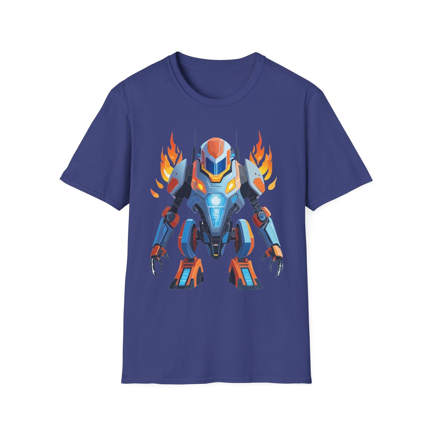 Cyborg Tee Unisex Robot Shirt Terminator Shirt Art Design Gildan Softstyle 64000 Cotton Tee