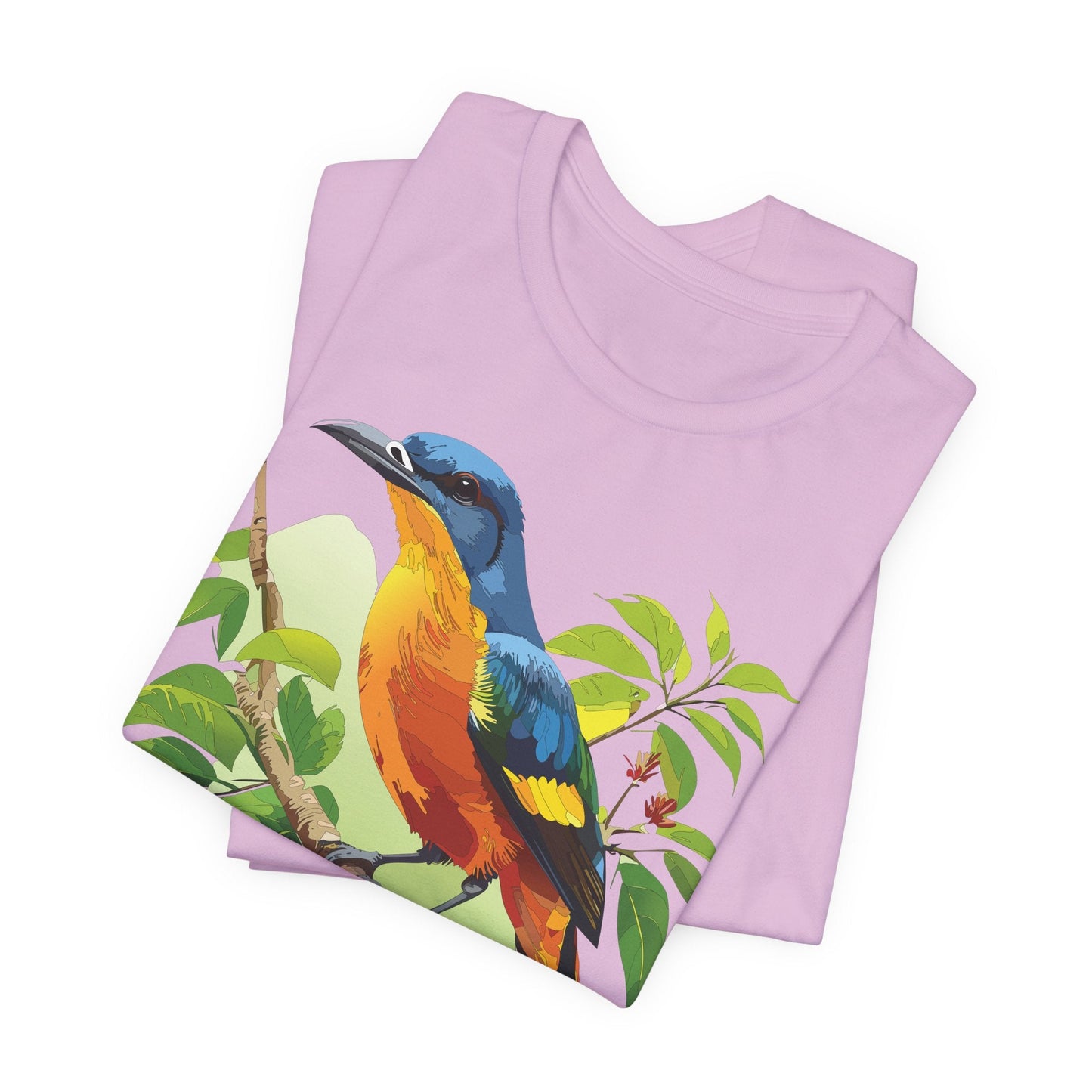 Unisex Animal Design Tee Shirt With Wildlife Graphics For Casual Everyday Wear And Comfort
