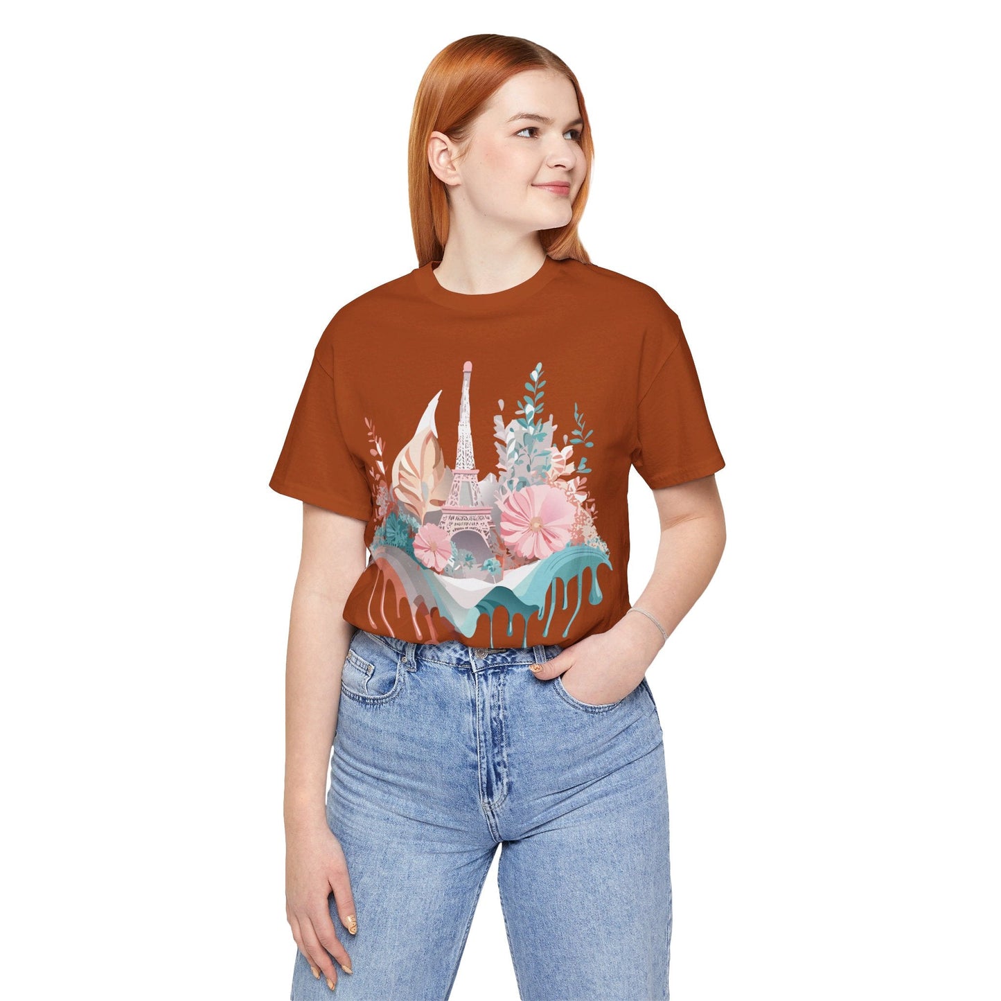 Unisex Paris Graphic T Shirt By Adelpha Vintage Inspired Art Tee Short Sleeve Casual Wear