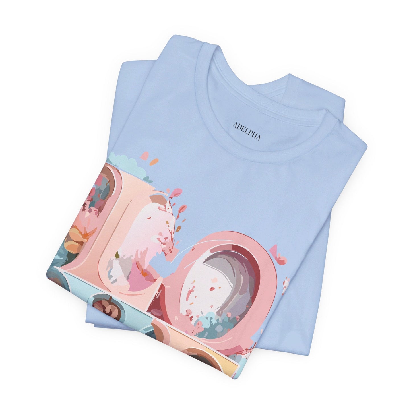 Adelpha Graphic Unisex Valentine Shirts Vintage Inspired Art Design Short Sleeve Tee