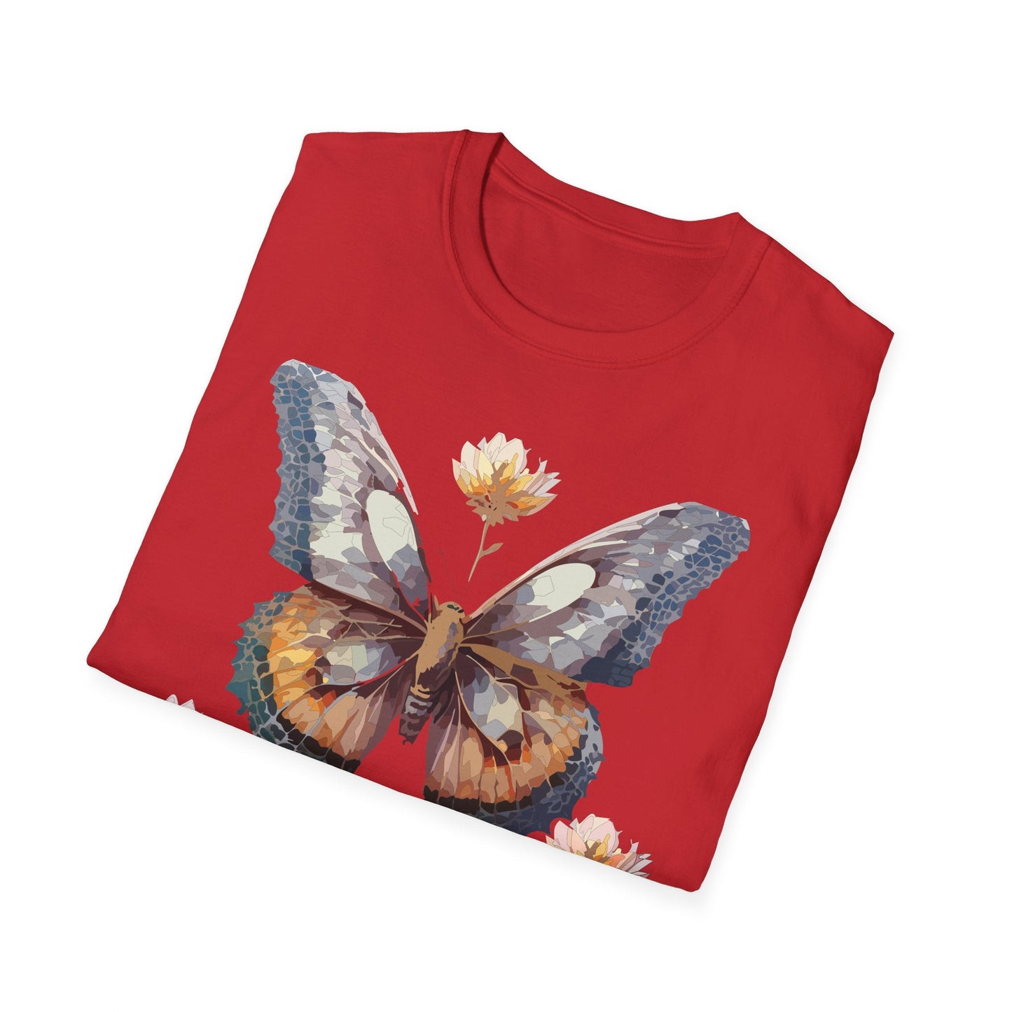 Butterfly Shirt Unisex Monarch Butterfly Tee Gildan Softstyle 64000 Ring Spun Cotton