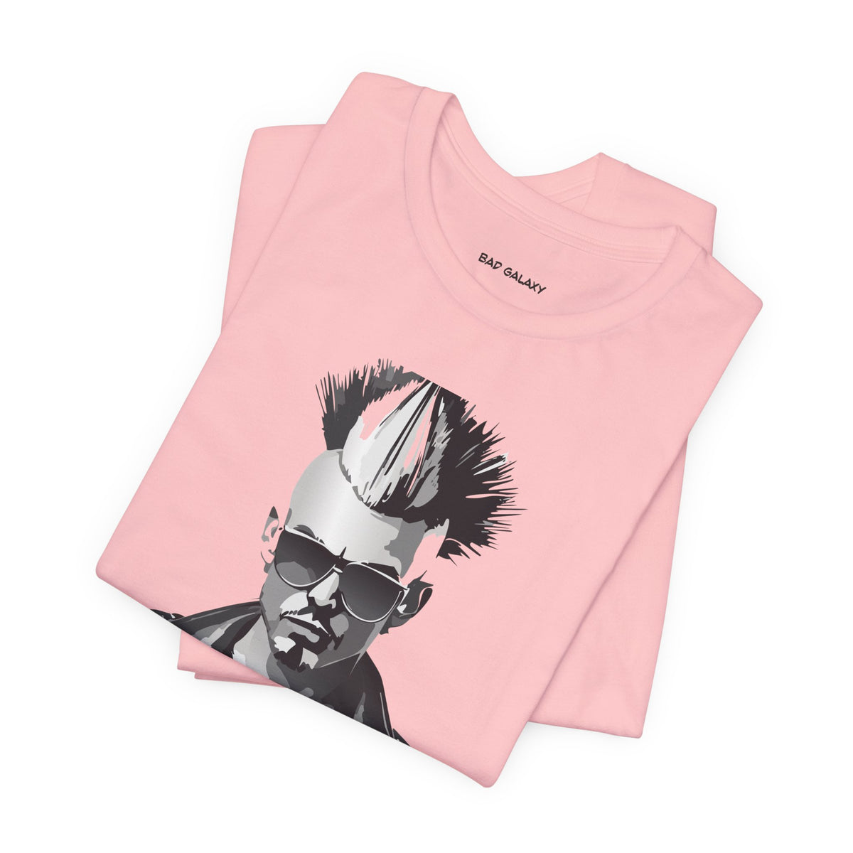 Punk Rock Graphic Unisex Cotton Bella+Canvas Tee with Art Design b34