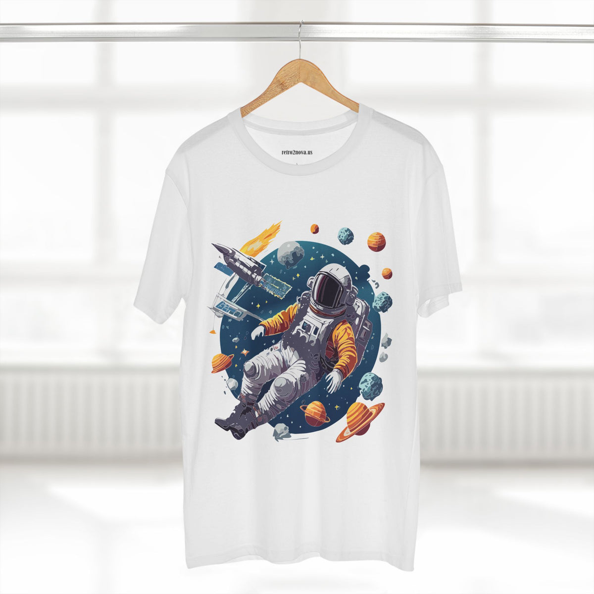 Cosmos Astronaut Graphic Tee Staple Unisex 100 Cotton Tee Shirt - CS-46